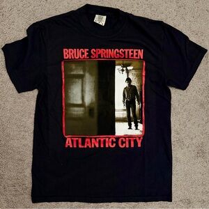 Bruce Springsteen Nebraska Atlantic City Shirt - Size M Unworn Comfort Colors